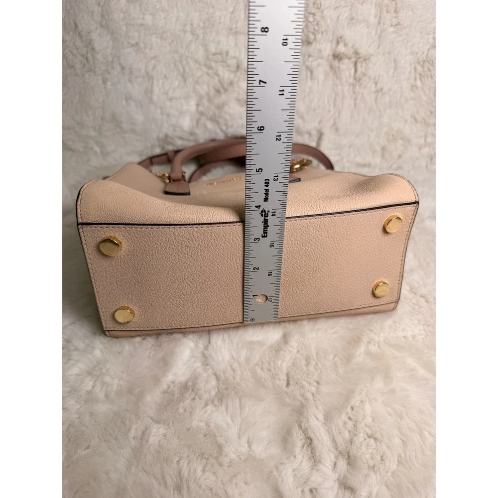 Michael Kors Alessa Soft Pink Leather Satchel Crossbody Bag 35S0GWAS2T Dust Bag
